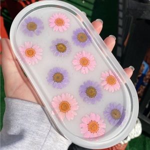 Handmade resin soap dish jewelry holder